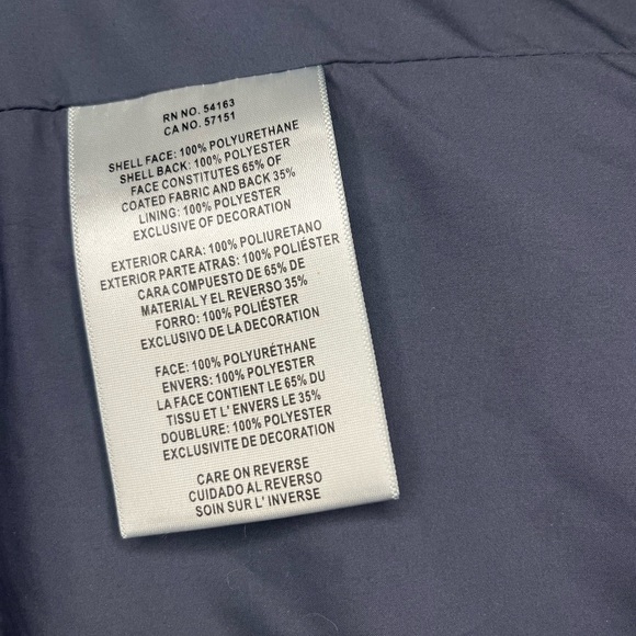 Levi’s Blue/Gray FAUX Leather Jacket - Picture 6 of 8